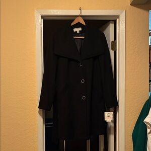 Anne Klein Black Trench Coat